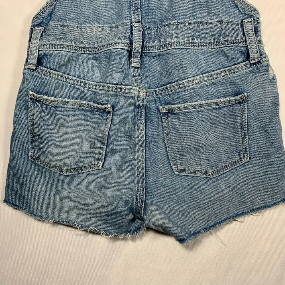 Old Navy Light Blue Denim Short Overalls